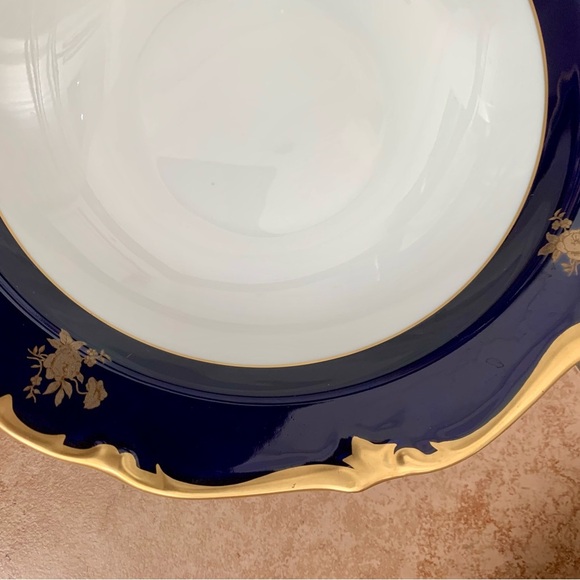 Vintage Reichenbach Echt Kobalt Blue/gold Bowls Germany - Picture 3 of 12